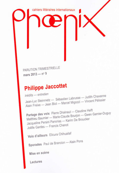 N° 9 - Revue Phoenix