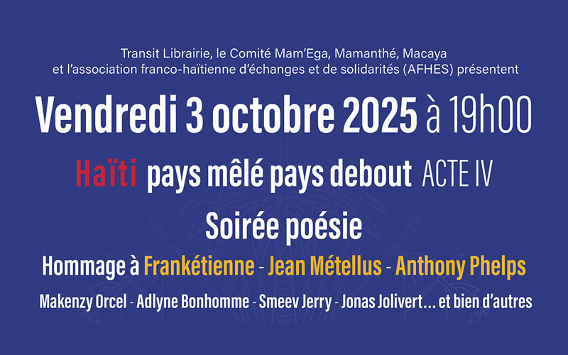 Soirée poésie haïtienne
