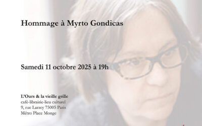 Hommage à Myrto Gondicas